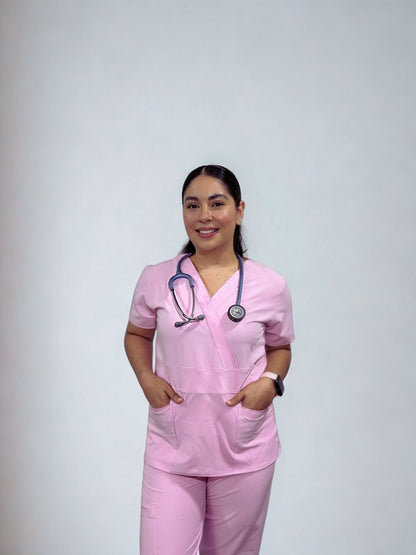 Scrub Rosa pastel - Mozza